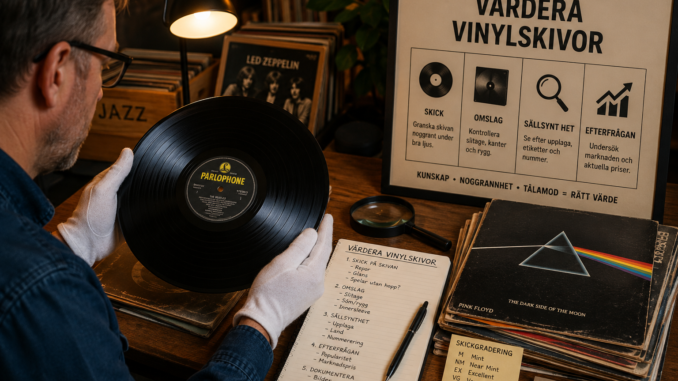 värdera vinylskivor
