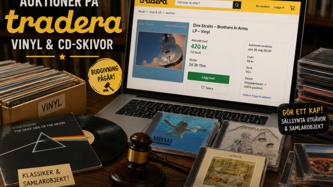 Auktioner på Tradera